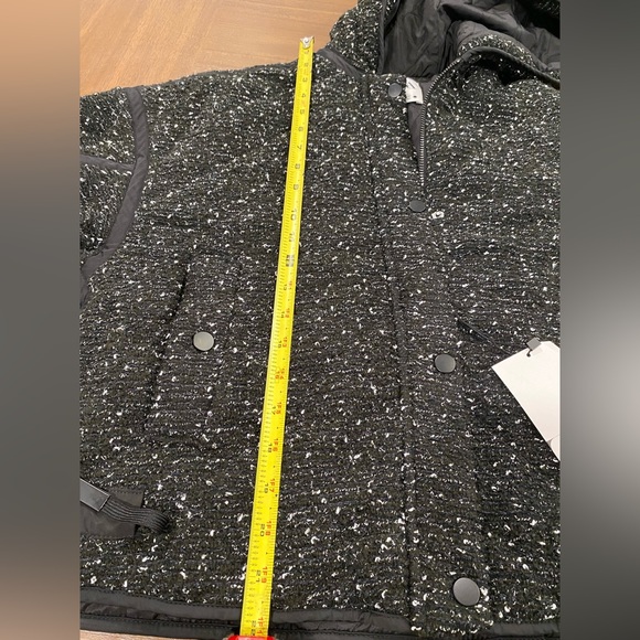 Zara Glitzer Oversized Jacket Black Size XS - Picture 11 of 12